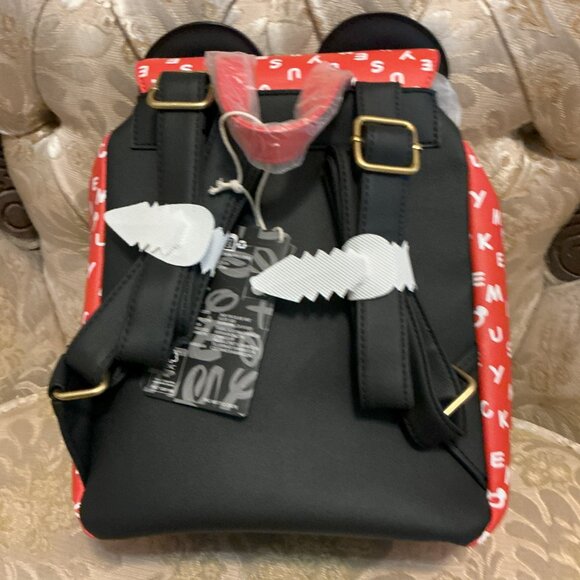 Mickey Mouse Loungefly Drawstring Backpack and Wallet Set - Picture 5 of 8